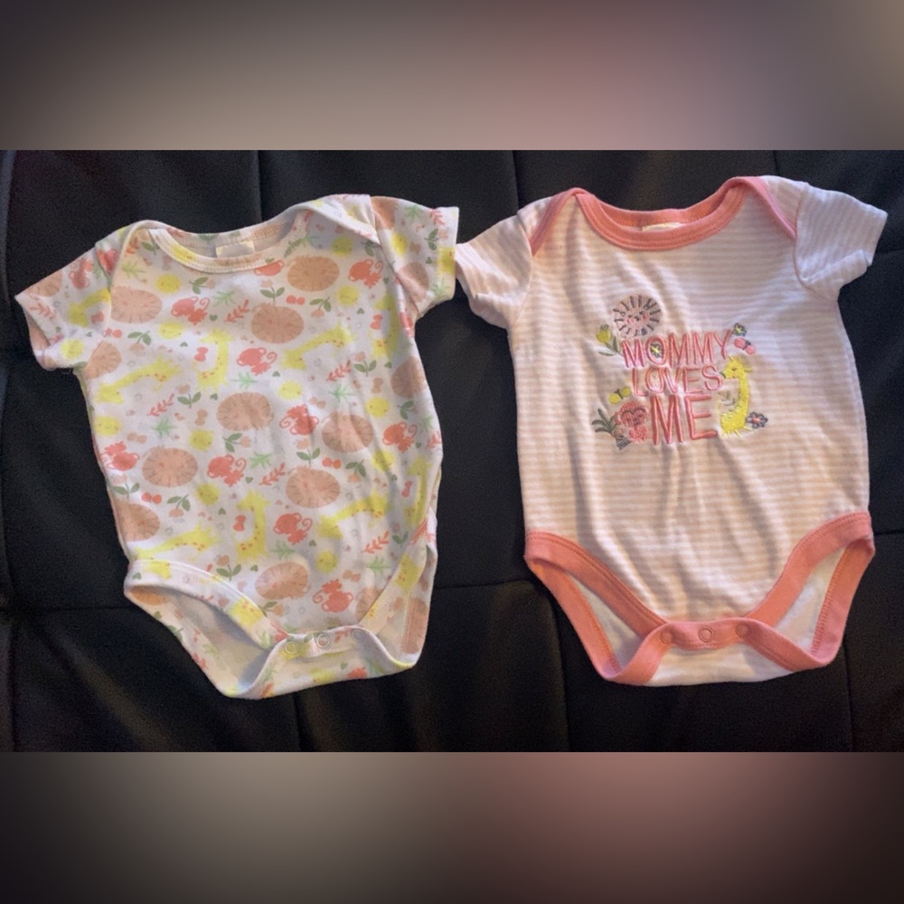 ❤️❤️ Little Beginnings Animal Mommy Onsie Bodysuits
